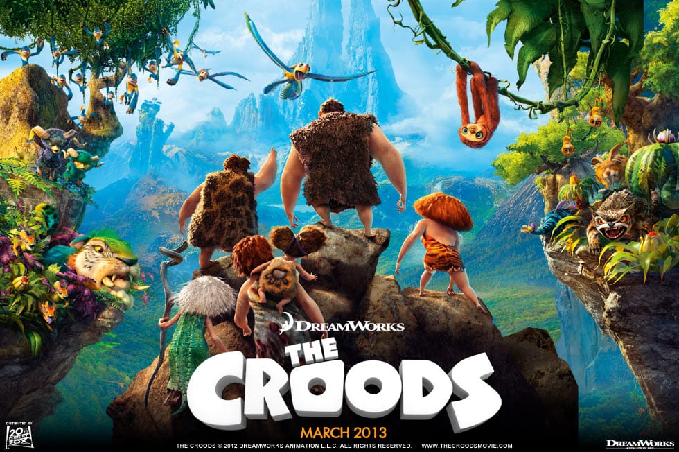 Il poster americano de I Croods, nuovo film Dreamworks