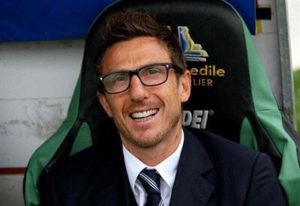 Eusebio Di Francesco, tecnico del Sassuolo | Foto Twitter