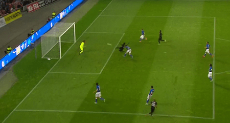 Il gol vittoria di Eder | Foto Twitter