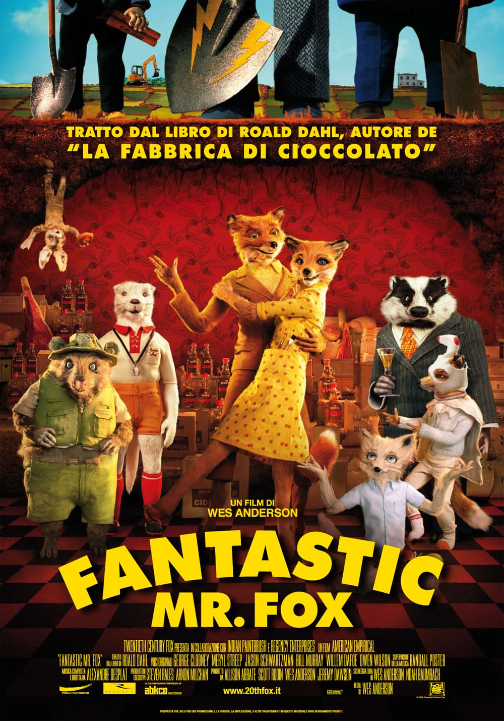 Locandina di "Fantastic Mr. Fox"