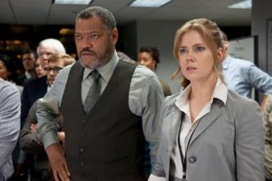 Laurence Fishburne e Amy Adams sono i protagonisti della prima clip de L'uomo d'acciaio