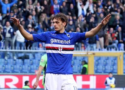 Manolo Gabbiadini della Sampdoria ad un passo dal Napoli | Foto Twitter