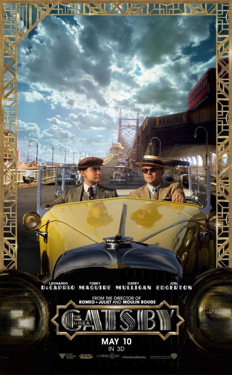 Tobey Maguire e Leonardo Di Caprio nel nuovo poster de Il grande Gatsby