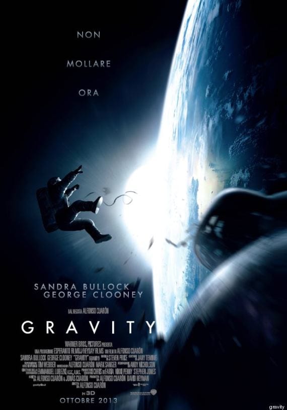 Il poster italiano di Gravity