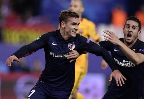 L'esultanza di Griezmann | Foto Twitter