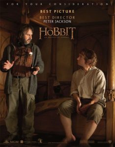 Il secondo poster di "Lo Hobbit - Un Viaggio Inaspettato" per la campagna "For Your Consideration"