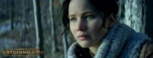 Jennifer Lawrence in un'immagine da La ragazza di fuoco