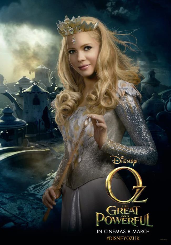 Michelle Williams nel character poster de Il grande e potente Oz