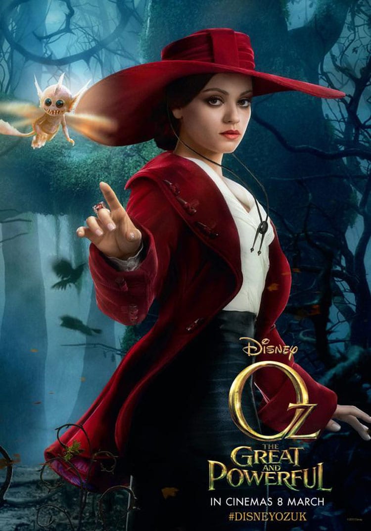 Mila Kunis nel character poster de Il grande e potente Oz