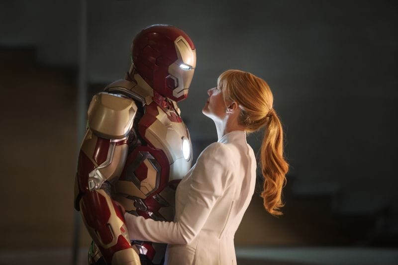 Robert Downey Jr. e Gwyneth Paltrow in Iron Man 3