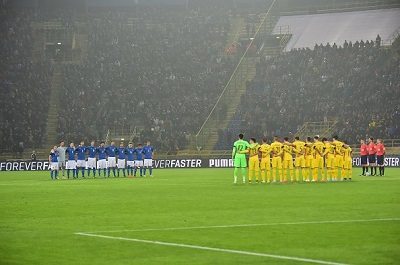 Italia-Romania prima del fischio d'inizio | © VivoAzzurro