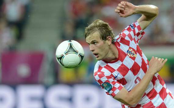 Ivan Strinic, neo acquisto del Napoli con la maglia della Croazia | Foto Twitter