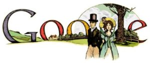 Il Doodle di Google dedicato a Jane Austen