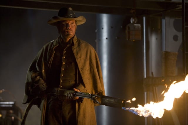 Jonah Hex con il lanciafiamme