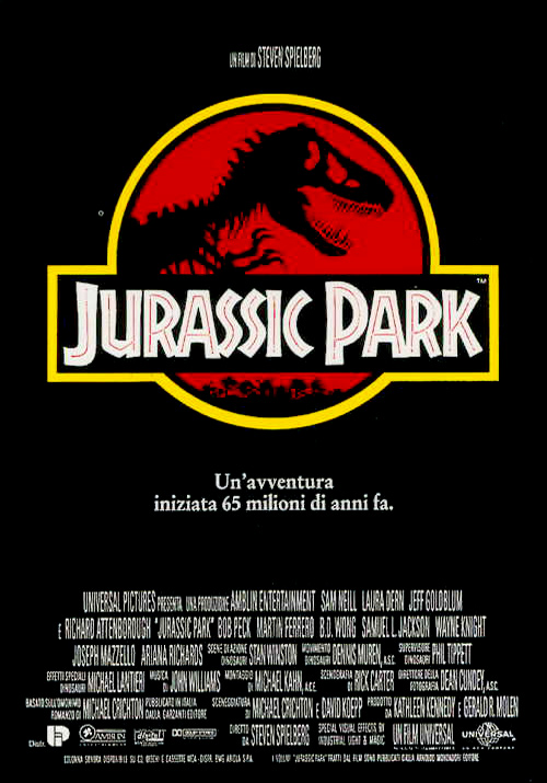 Locandina film "Jurassic Park"