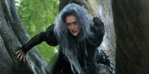 Meryl Streep in azione sul set di "Into the Woods"