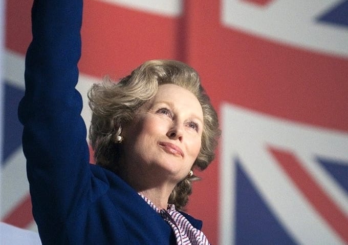 Meryl Streep nei panni di Margaret Thatcher in The Iron Lady