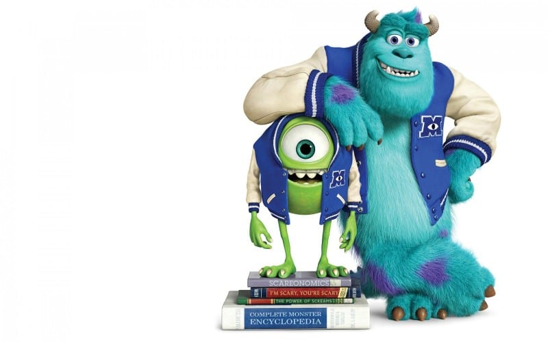 Mike e Sulley in Monsters University