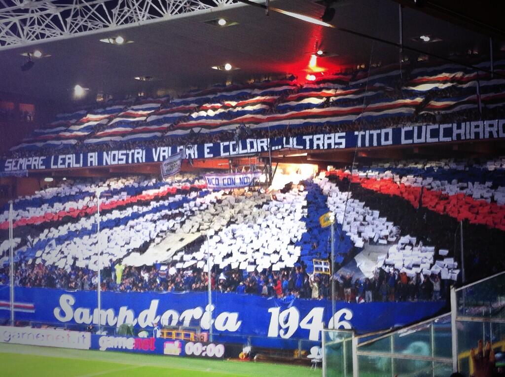 Coreografia Sampdoria | foto twitter