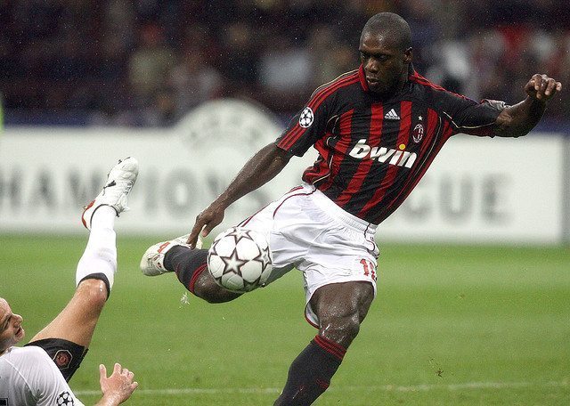 Il gol di Seedorf nella notte del 3-0 allo United