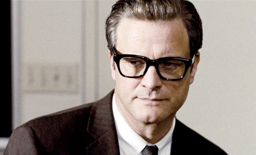 Colin Firth in una scena del film