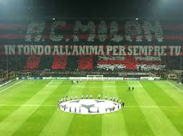 La curva del Milan 