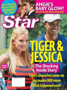 La copertina di Star che Ritrare Jessica Simpson e Tiger Woods