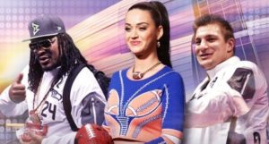 Katy Perry e due protagonisti del match di questa sera | Foto Twitter