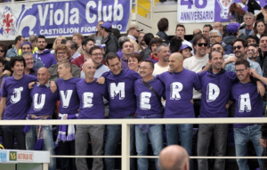 Tifosi viola manifestano contro la Juventus | Foto Twitter 