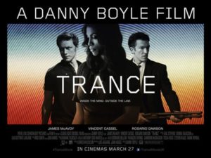 I tre protagonisti di Trance nel nuovo poster del film