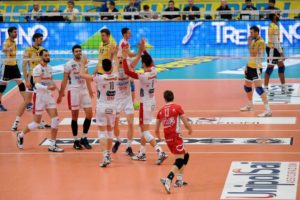 Nel big match delal 11ma giornata di Superlega festeggia Trento | Foto Twitter