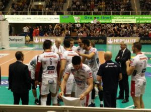 Trento chiude il 2014 in testa alla Superlega | Foto Twitter