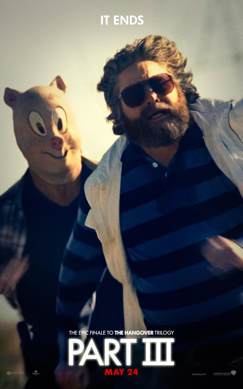 Zach Galifianakis nel character poster di Una notte da leoni 3