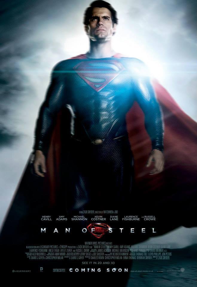 Henry Cavill è Superman nel character poster de L'uomo d'acciaio