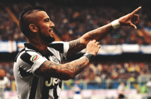 Arturo Vidal festeggia dopo la rete alla Sampdoria | Foto Twitter