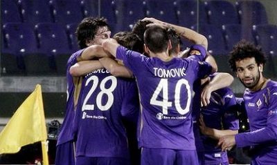 La gioia dei calciatori della Fiorentina | Foto Twitter