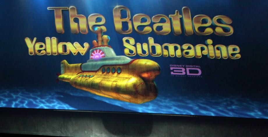 Logo di "Yellow Submarine" in 3D