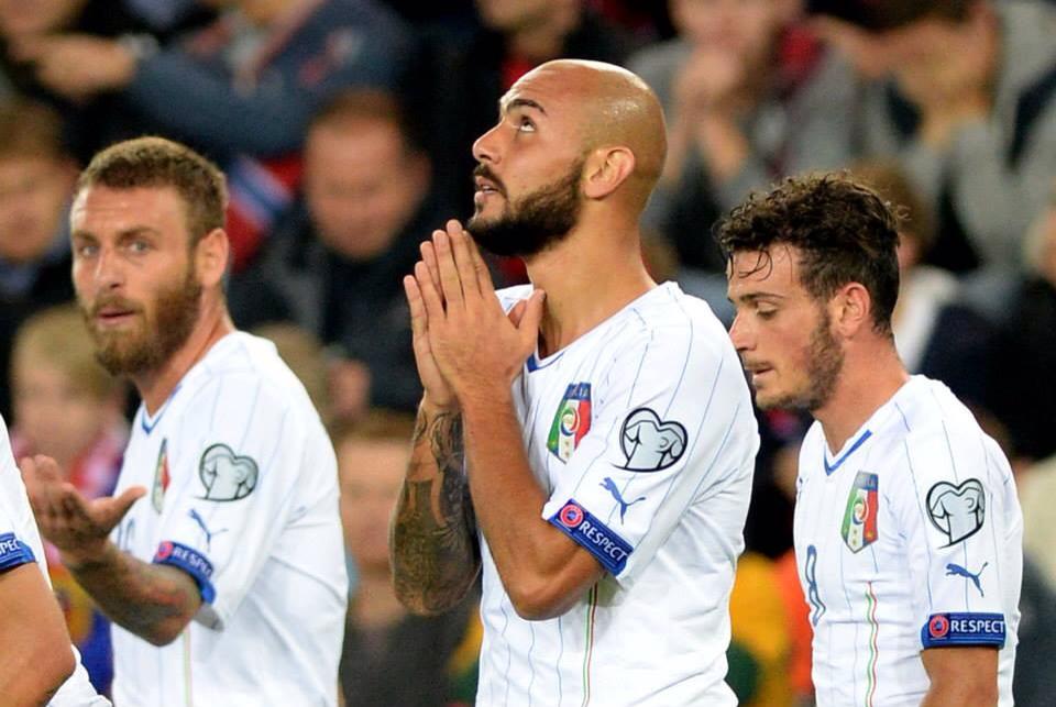 Simone Zaza esulta dopo il gol